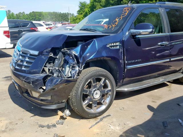 1GYFK23219R205505 - 2009 CADILLAC ESCALADE L BLUE photo 9