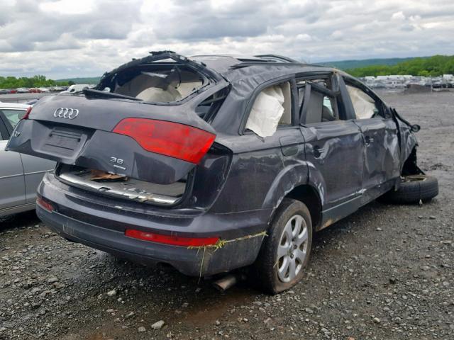 WA1AY74LX7D036513 - 2007 AUDI Q7 3.6 QUA CHARCOAL photo 4