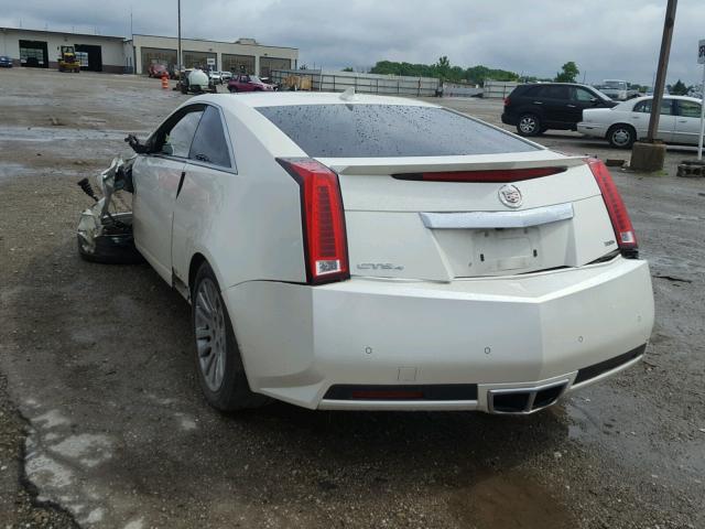 1G6DH1E34E0110319 - 2014 CADILLAC CTS PREMIU WHITE photo 3