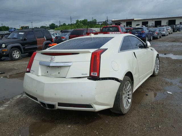 1G6DH1E34E0110319 - 2014 CADILLAC CTS PREMIU WHITE photo 4