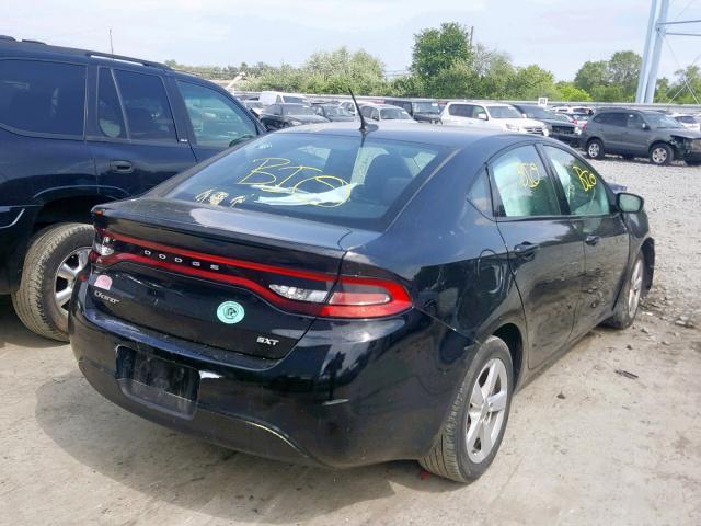 1C3CDFBB7FD180019 - 2015 DODGE DART SXT BLACK photo 4