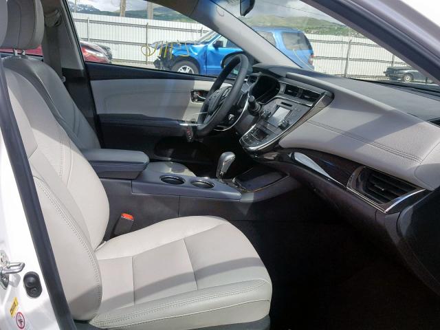 4T1BK1EB6FU173747 - 2015 TOYOTA AVALON XLE WHITE photo 5