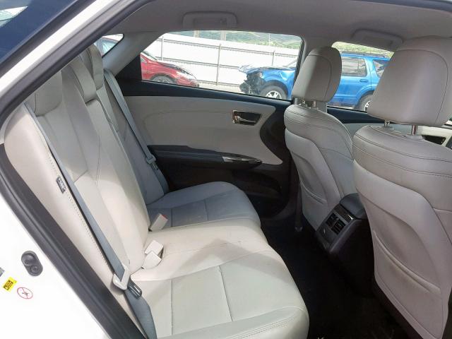 4T1BK1EB6FU173747 - 2015 TOYOTA AVALON XLE WHITE photo 6