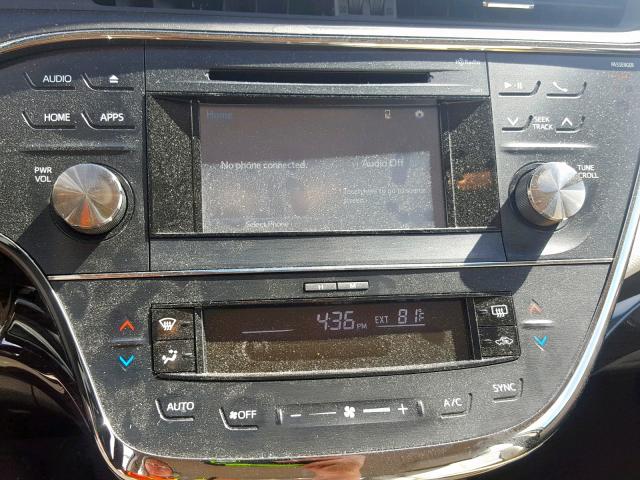 4T1BK1EB6FU173747 - 2015 TOYOTA AVALON XLE WHITE photo 9