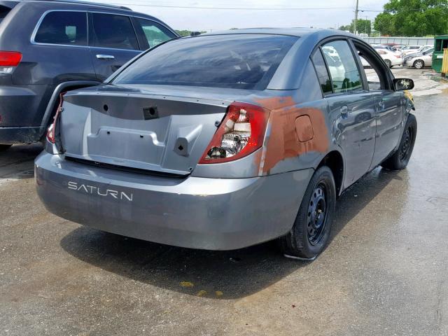 1G8AZ55F86Z119479 - 2006 SATURN ION LEVEL GRAY photo 4