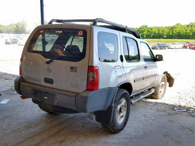 5N1ED28TX3C695736 - 2003 NISSAN XTERRA XE SILVER photo 4