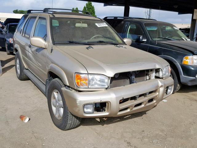 JN8DR09XX1W580853 - 2001 NISSAN PATHFINDER BEIGE photo 1