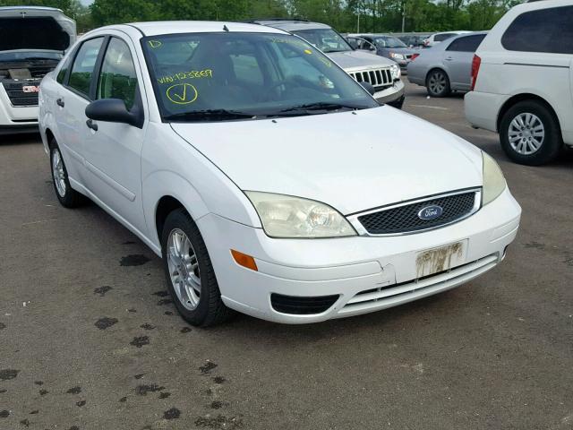 1FAFP34N97W123869 - 2007 FORD FOCUS ZX4 WHITE photo 1