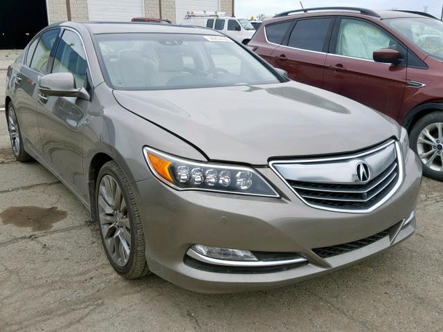 JH4KC1F98GC000069 - 2016 ACURA RLX ADVANC TAN photo 1