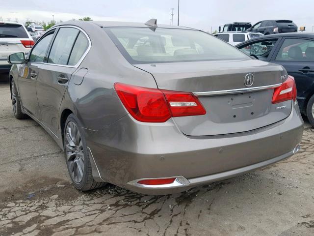 JH4KC1F98GC000069 - 2016 ACURA RLX ADVANC TAN photo 3
