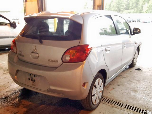 ML32A3HJ3EH006374 - 2014 MITSUBISHI MIRAGE DE GRAY photo 4