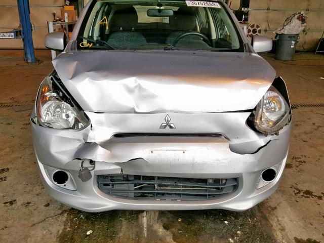 ML32A3HJ3EH006374 - 2014 MITSUBISHI MIRAGE DE GRAY photo 9