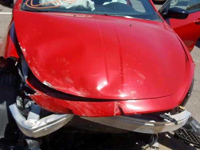 1C3CDFBB3GD578538 - 2016 DODGE DART SXT RED photo 7