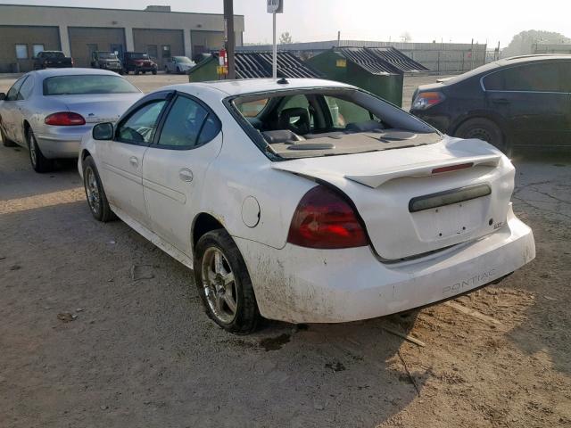 2G2WR544141265633 - 2004 PONTIAC GRAND PRIX WHITE photo 3