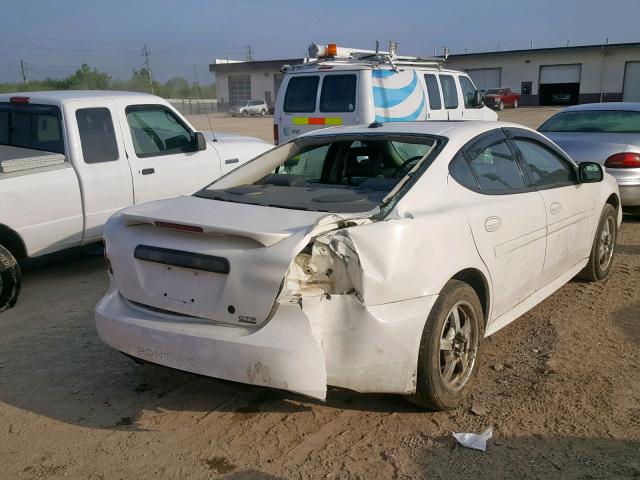 2G2WR544141265633 - 2004 PONTIAC GRAND PRIX WHITE photo 4