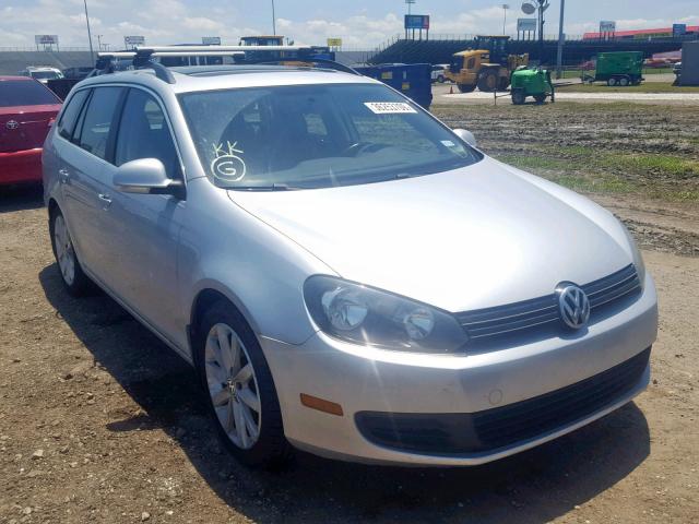 3VWPL7AJ0CM662729 - 2012 VOLKSWAGEN JETTA TDI SILVER photo 1