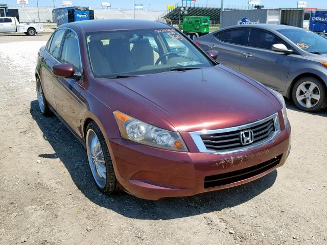 JHMCP26488C027485 - 2008 HONDA ACCORD LXP MAROON photo 1