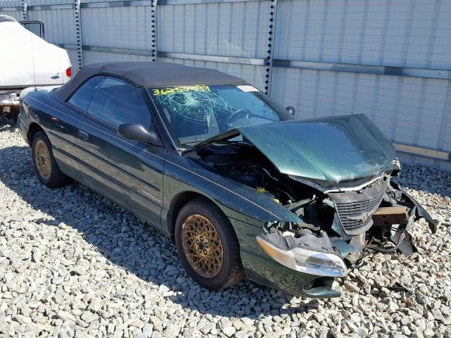 3C3EL45H2XT566438 - 1999 CHRYSLER SEBRING JX GREEN photo 1