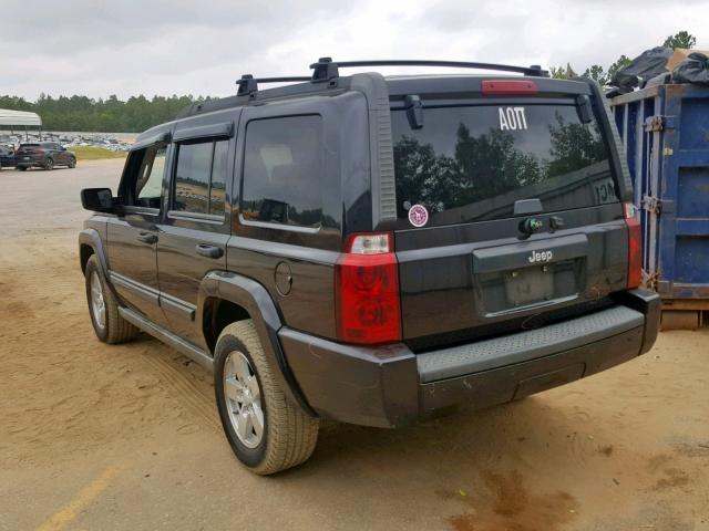 1J8HH48N46C253843 - 2006 JEEP COMMANDER BLACK photo 3