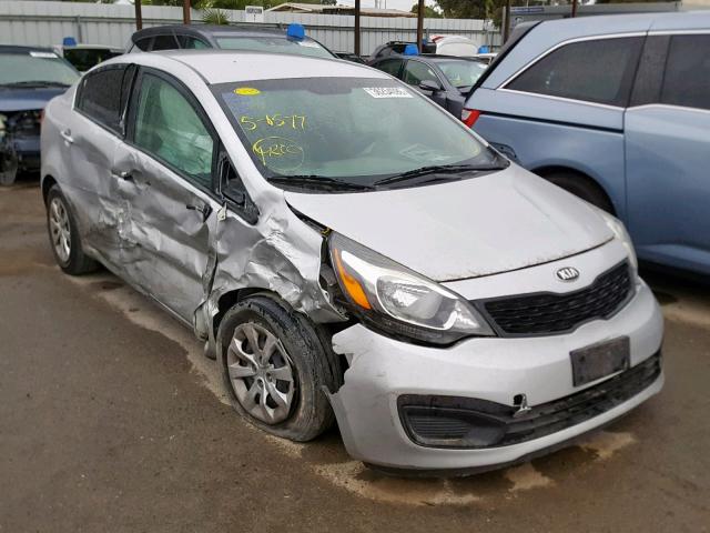 KNADM4A38F6502960 - 2015 KIA RIO LX GRAY photo 1