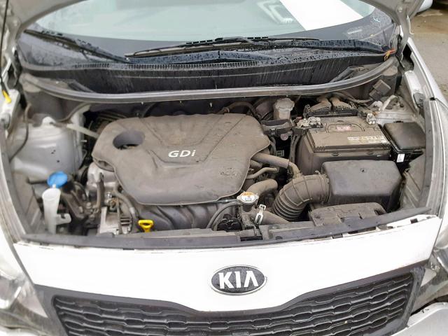 KNADM4A38F6502960 - 2015 KIA RIO LX GRAY photo 7