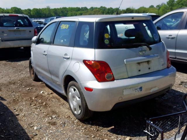 JTKKT624450107779 - 2005 TOYOTA SCION XA SILVER photo 3