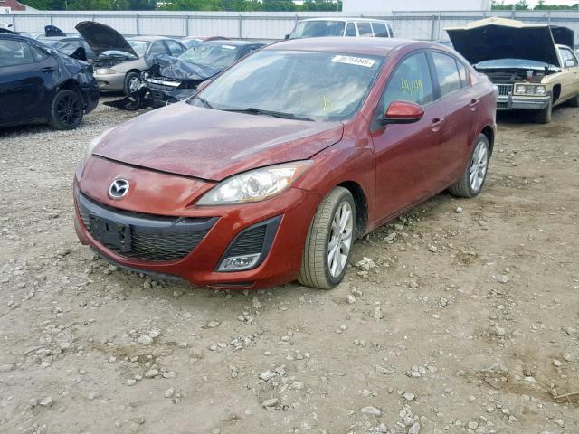 JM1BL1U60B1412999 - 2011 MAZDA 3 S RED photo 2