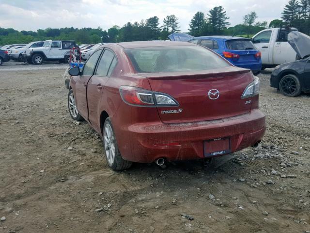 JM1BL1U60B1412999 - 2011 MAZDA 3 S RED photo 3