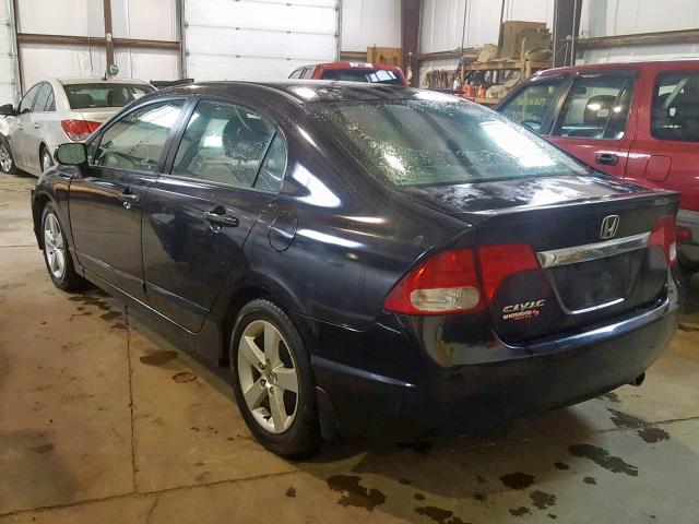 2HGFA1E69AH023947 - 2010 HONDA CIVIC LX-S Սև լուսանկար 3