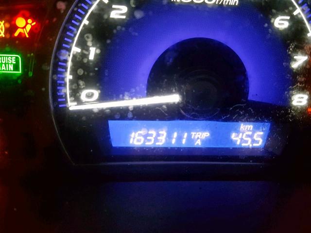 2HGFA1E69AH023947 - 2010 HONDA CIVIC LX-S Սև լուսանկար 8