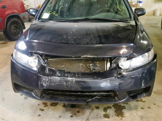 2HGFA1E69AH023947 - 2010 HONDA CIVIC LX-S Սև լուսանկար 9