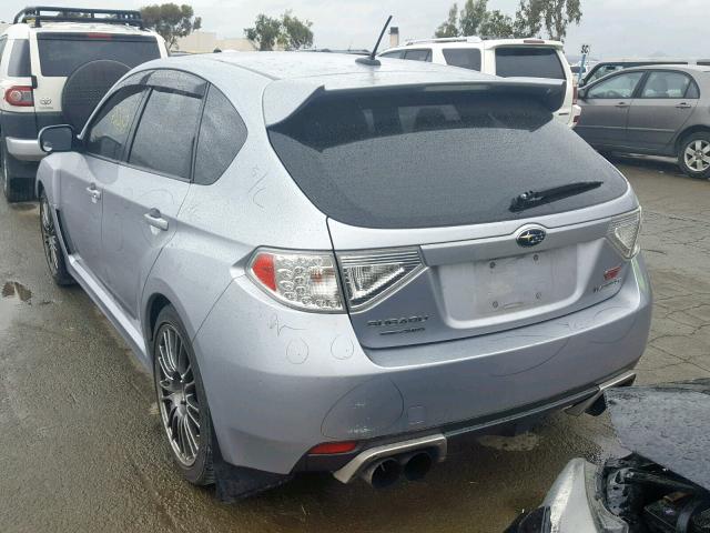 JF1GR8H66DL206705 - 2013 SUBARU IMPREZA WR SILVER photo 3