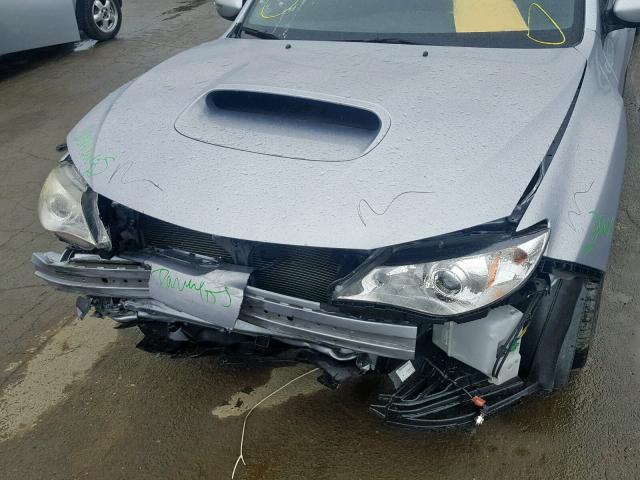 JF1GR8H66DL206705 - 2013 SUBARU IMPREZA WR SILVER photo 7