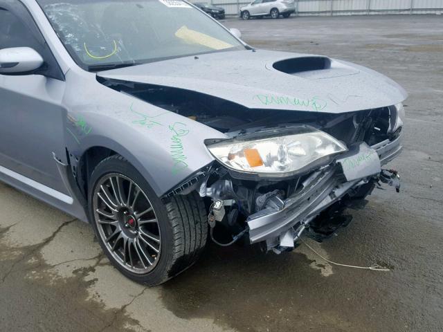 JF1GR8H66DL206705 - 2013 SUBARU IMPREZA WR SILVER photo 9