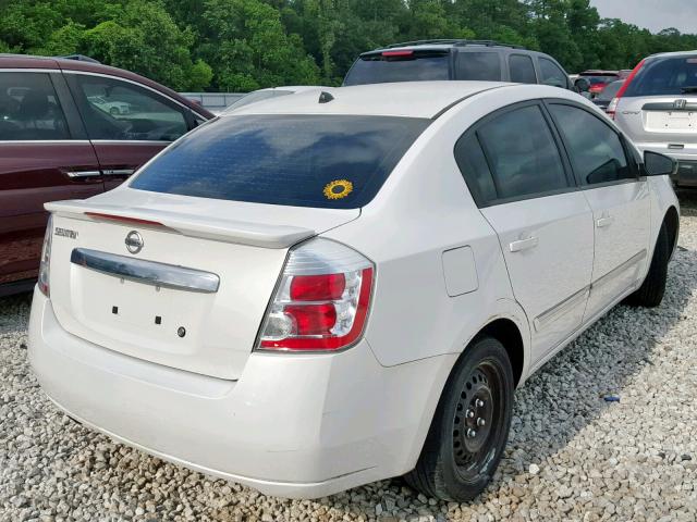 3N1AB6AP7BL727819 - 2011 NISSAN SENTRA 2.0 WHITE photo 4