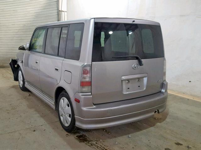 JTLKT324664040199 - 2006 TOYOTA SCION XB 银色 照片 3