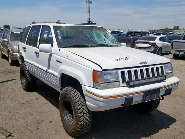 1J4GZ78Y8SC652092 - 1995 JEEP GRAND CHER WHITE photo 1