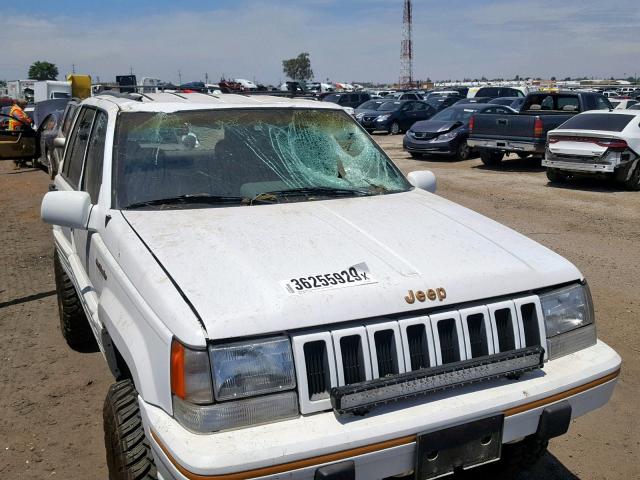 1J4GZ78Y8SC652092 - 1995 JEEP GRAND CHER WHITE photo 9