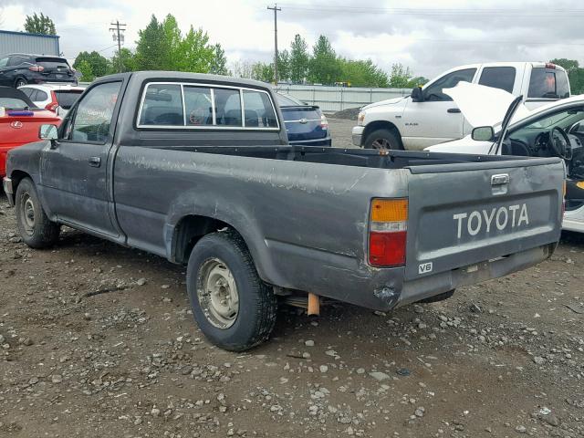 JT4VN82D7K0002594 - 1989 TOYOTA PICKUP 1/2 GRAY photo 3