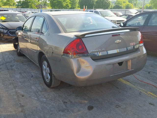 2G1WT55K379104757 - 2007 CHEVROLET IMPALA LT TAN photo 3