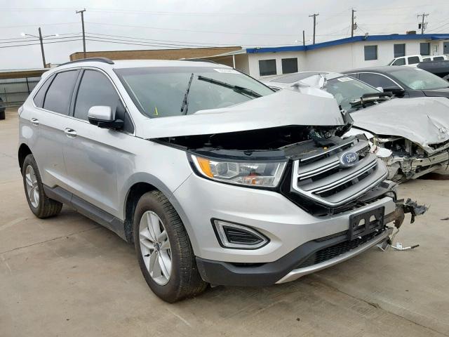 2FMPK3J97JBC55117 - 2018 FORD EDGE SEL SILVER photo 1