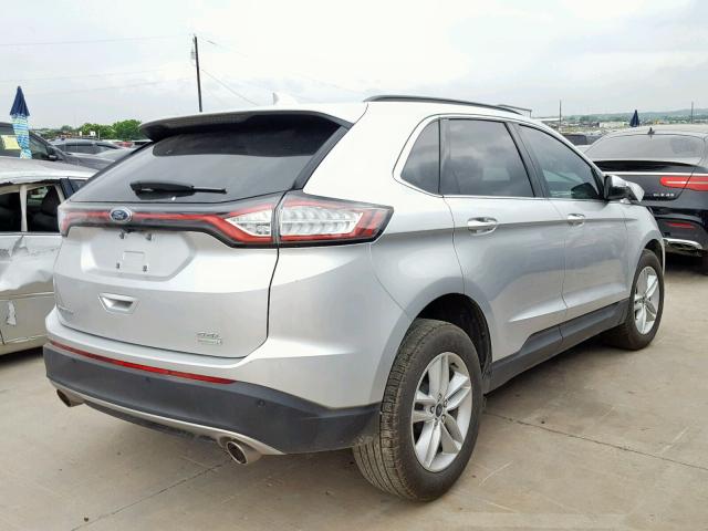 2FMPK3J97JBC55117 - 2018 FORD EDGE SEL SILVER photo 4