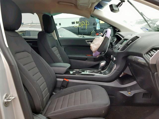 2FMPK3J97JBC55117 - 2018 FORD EDGE SEL SILVER photo 5