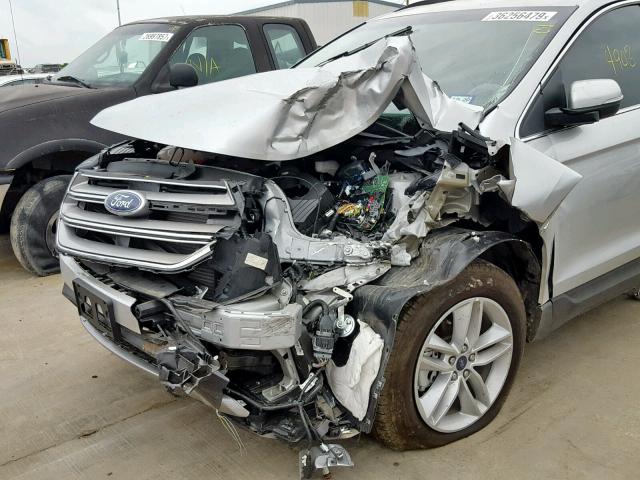 2FMPK3J97JBC55117 - 2018 FORD EDGE SEL SILVER photo 9