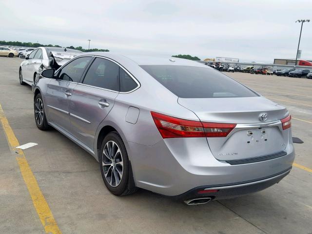 4T1BK1EB9HU258469 - 2017 TOYOTA AVALON XLE SILVER photo 3