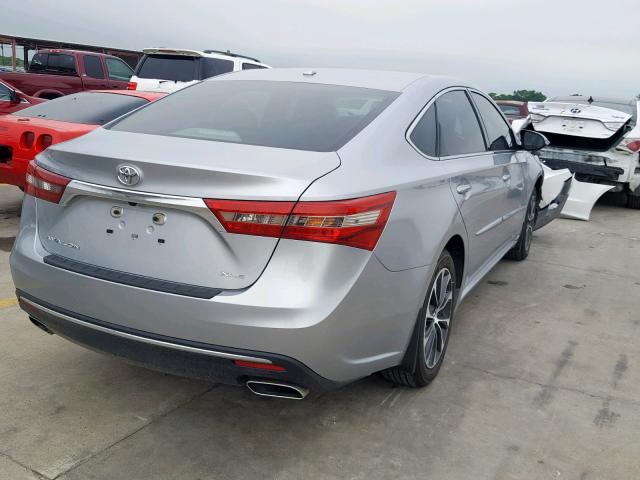 4T1BK1EB9HU258469 - 2017 TOYOTA AVALON XLE SILVER photo 4