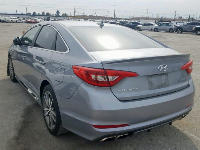 5NPE34AB8HH471719 - 2017 HYUNDAI SONATA SPO SILVER photo 3