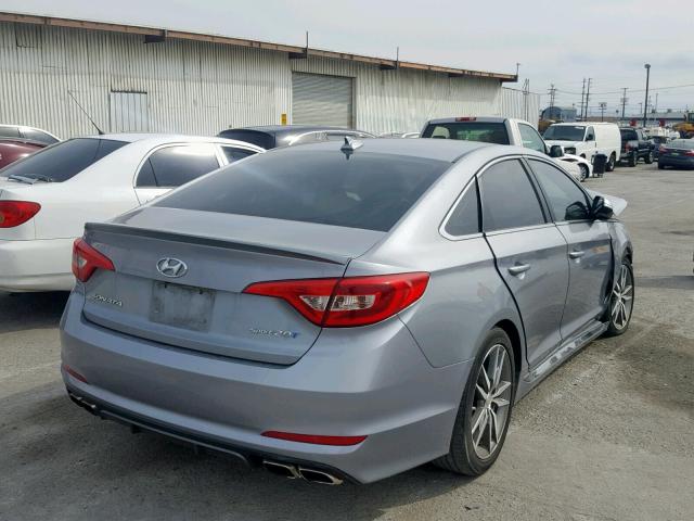 5NPE34AB8HH471719 - 2017 HYUNDAI SONATA SPO SILVER photo 4