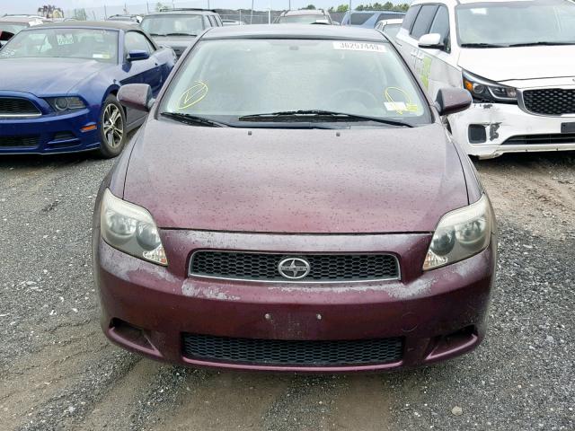 JTKDE167550013095 - 2005 TOYOTA SCION TC იასამნისფერი ფოტო 9
