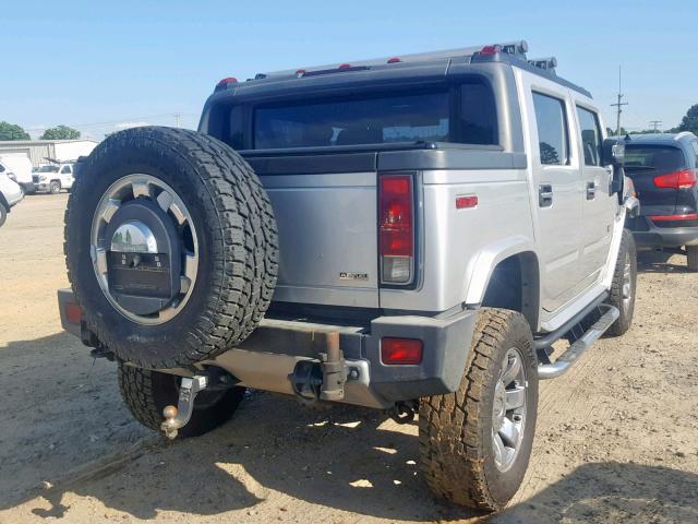 5GRGN02299H102702 - 2009 HUMMER H2 SUT LUX SILVER photo 4